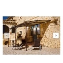 Fixation tonnelle acier sur maison bois