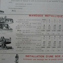 Manège métallique, Aux Forges de Vulcain, 1911