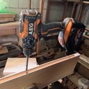 Etagères flottantes bords naturels en chêne