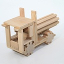 Jouet en bois : le camion citerne