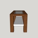 Table basse vitrée Cubi'K