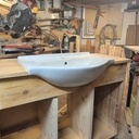 Meuble evier salle de bain.