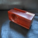 Petit amplificateur pour i-phone en padouk