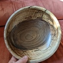 Coupe à Fruits en noyer échauffé