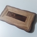 Petit dessous de verre ou tasse 3 variété de noyer.