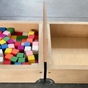 Box & Blocks : valisette pour exercices de psychomotricité