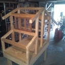 Poulailler en massif