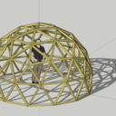 Le projet de serre Géodésique. Les plans sont en cours de réalisation, je mettrai tout en ligne quand j'aurai terminé
