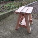 Tabouret en bois