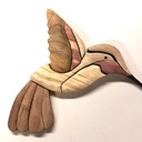 Le colibri en intarsia