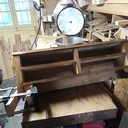 Restauration petit bureau Noyer et placage