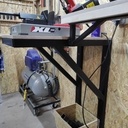 Support scie a ruban métal