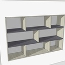 Étagères encastrées