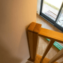 Petit escalier et gardes-corps en chêne massif