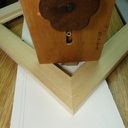 Cadre étagère avec la butée de positionnement de rail