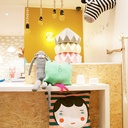 Comptoir de boutique de déco enfant