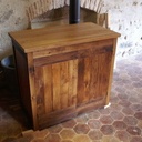 Petit meuble pour cuisine en chêne de récup'