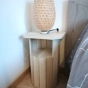 Table de nuit en bois de récup