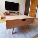 Table basse relevable