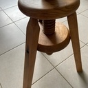 Rénovation de 2 tabourets bois avec vis