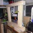 Table de travail à partir d'un côté de Touret électrique