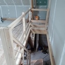 Garde corps en hêtre