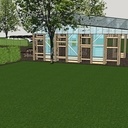 Pavillon du projet de co-construction de mobilier urbain