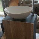 Meuble support vasque pour les WC