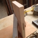 Escalier balancer deux quart tournant