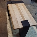 Table basse frêne chêne val noir