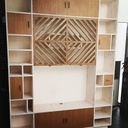 Agencement épicéa et chêne