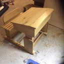 Bureau d'écolier réglable