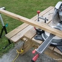 Une rallonge de banc pour table pique-nique