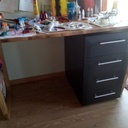 Bureau en chêne pour mon fils