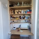 Étagère-bureau pour cellier