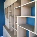 Grande bibliothèque de séjour