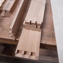 Console en frêne et noyer