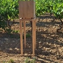 Essai de meuble cabinet pieds gainés