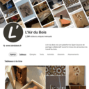 Quelques statistiques de L'Air du Bois sur Pinterest