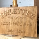 Plaque Toilette
