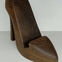 Держатель для телефона, ручная работа. Дуб морёный