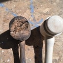 Maillet ferronnier : avant après