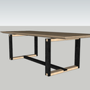 Table 12 personnes 2,6x1m