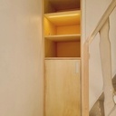 Chambre d’enfant. Contreplaqué et Frêne.