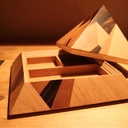 Boite à bijoux pyramide 4 faces