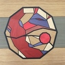 Grand bureau en marqueterie