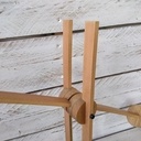 Lampe en lattes de sommier