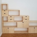 Bibliothèque escalier