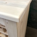 Meuble à bouteilles en sapin