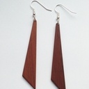 Boucles d'oreilles en bois